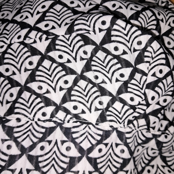 Printed Blouse Black - Picture 4 of 5